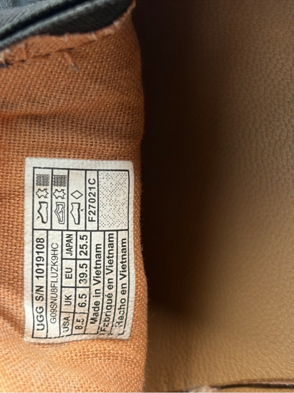 Ugg Leather Slip On Shoes - Picture 5 of 5